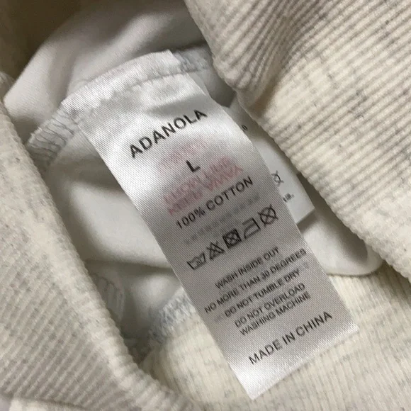 ADA Oversized Light Grey Melange size Large